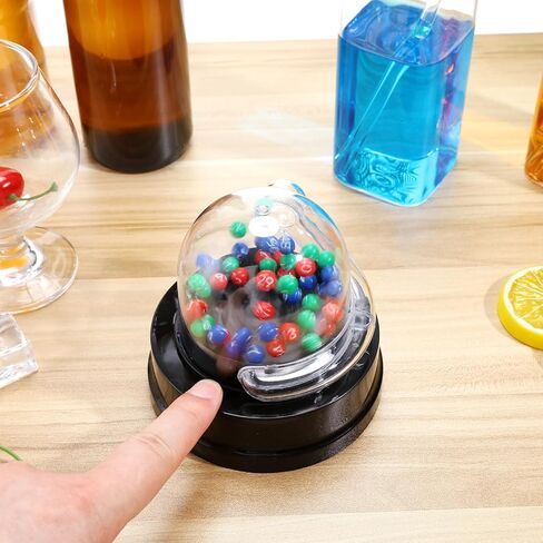NOLITOY 98 pcs Machine Ball Mini Accessories playset Accessories red Accessories Game Lotto Game Ball Adult Party Games Plastic Bingo Game Number Ball Round Capsule Child in Saudi Arabia