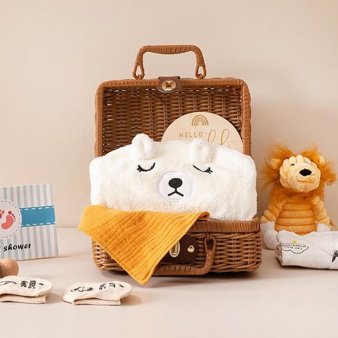 هدايا عيد الأم من HBselect، هدايا استحمام الطفل، سلة هدايا للأطفال الأولاد، بطانية لحديثي الولادة، بطاقات تهنئة، علامات أسماء خشبية، خشخيشات يدوية، دمية أرنب، ملابس أطفال واحدة، جوارب أطفال غير قابلة للانزلاق in Kuwait