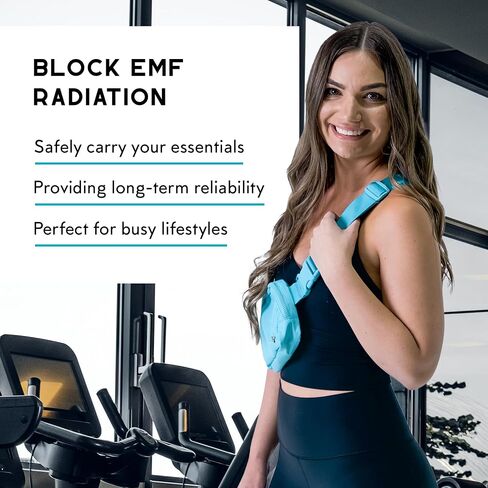 حقيبة RadEnergy EMF للحجب للهواتف المحمولة، حامل جواز السفر RFID | حقيبة إثبات EMP | حقيبة فاراداي كروس للرجال والنساء in Saudi Arabia