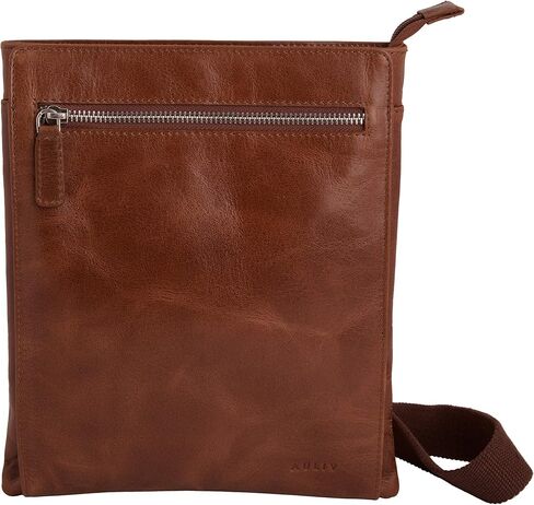 AULIV Sling Bag - Messenger Bag for Men, Shoulder Bag Crossbody Bag for Men, Perfect for Travel, Office, Full Grain Leather in Saudi Arabia
