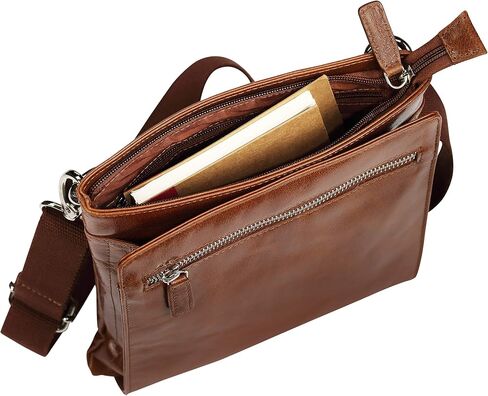 AULIV Sling Bag - Messenger Bag for Men, Shoulder Bag Crossbody Bag for Men, Perfect for Travel, Office, Full Grain Leather in Saudi Arabia