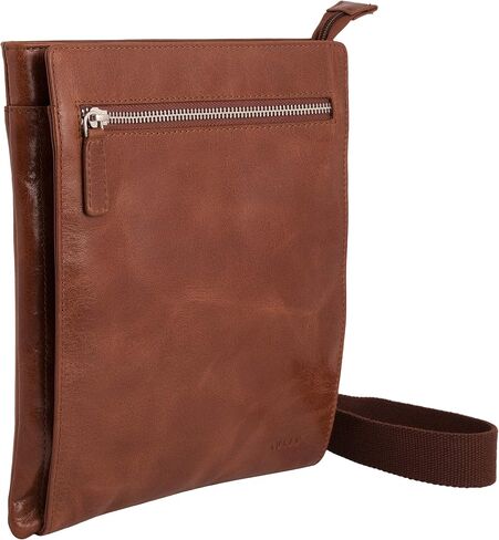 AULIV Sling Bag - Messenger Bag for Men, Shoulder Bag Crossbody Bag for Men, Perfect for Travel, Office, Full Grain Leather in Saudi Arabia