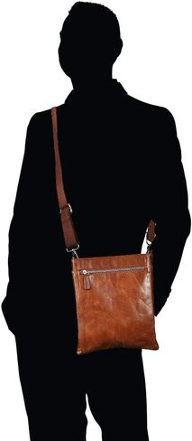 AULIV Sling Bag - Messenger Bag for Men, Shoulder Bag Crossbody Bag for Men, Perfect for Travel, Office, Full Grain Leather in Saudi Arabia