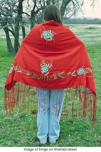 بكرة شال بشراشيب - 1800 قدم - فضي in Kuwait