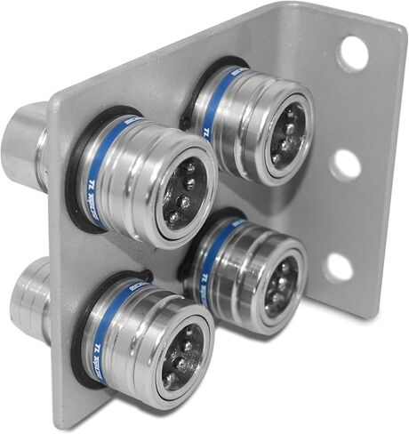 TL39B-4 1/2 '' NPT Ag قارنات التوصيل الهيدروليكية للدفع/السحب مع دعامة تثبيت قابلة للفصل - أداة توصيل هيدروليكية سريعة التحرير in Kuwait