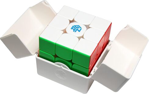 CuberShop GAN 11 M Duo، مكعب سرعة مغناطيسي ممتاز 3X3 بدون ملصقات، مكعب سرعة احترافي سلس وسريع 3x3 مع لمسة نهائية بلوري (GAN 11M Duo Matte Surface - داخلي أساسي) in Kuwait