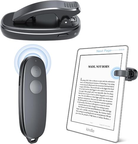 PPTSLID صفحة التحكم عن بعد لـ Kindle: جهاز التحكم في Page Turner Clicker لـ Kindle Paperwhite Oasis Kobo eReaders iPad Android Tablets قراءة الروايات، ملحقات القراءة هدايا للقراء in Kuwait