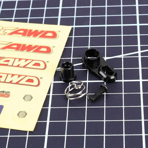 RCAWD Adjustment Speed SCX10 III Servo Arm 20T for 1/10 Axial SCX10 III Dig 2-Speed Arm & Shaft Set Servo Horn Upgrades Part Titanium in Saudi Arabia