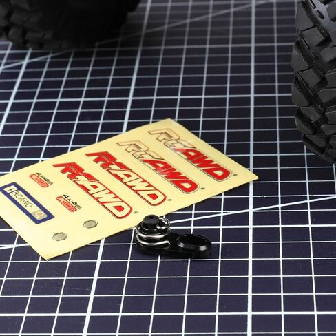 RCAWD Adjustment Speed SCX10 III Servo Arm 20T for 1/10 Axial SCX10 III Dig 2-Speed Arm & Shaft Set Servo Horn Upgrades Part Titanium in Saudi Arabia