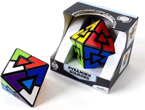 Meffert's Pyraminx Diamond - التحفيز الذهني الماسي المتقدم الأصلي المناسب للسفر من الألعاب الحديثة للأعمار من 9 سنوات - للبالغين in Saudi Arabia
