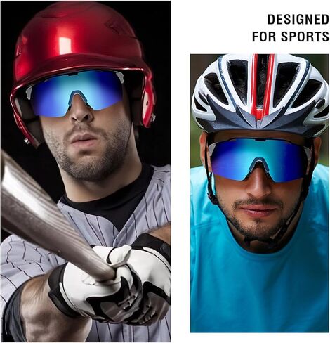 DUCO الدراجات النظارات الشمسية للرجال النساء نظارات شمسية رياضية الأشعة فوق البنفسجية 400 حماية TR90 البيسبول القيادة الصيد نظارات شمسية 0038 in Kuwait