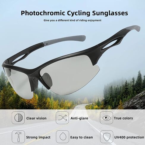 SHUOLIYAN Polarized Baseball Sunglasses For Men Women, Cycling Glasses For Cycling Baseball Golf Fishing Driving Running in Saudi Arabia
