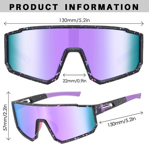 SummerLight Youth Polarized Sunglasses for Men Women, Teenager Sports Baseball Cycling Running Glasses in Saudi Arabia