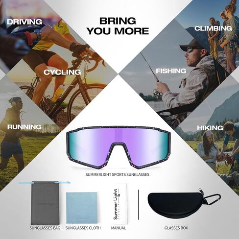 SummerLight Youth Polarized Sunglasses for Men Women, Teenager Sports Baseball Cycling Running Glasses in Saudi Arabia