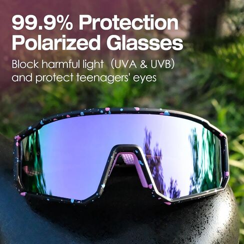 SummerLight Youth Polarized Sunglasses for Men Women, Teenager Sports Baseball Cycling Running Glasses in Saudi Arabia