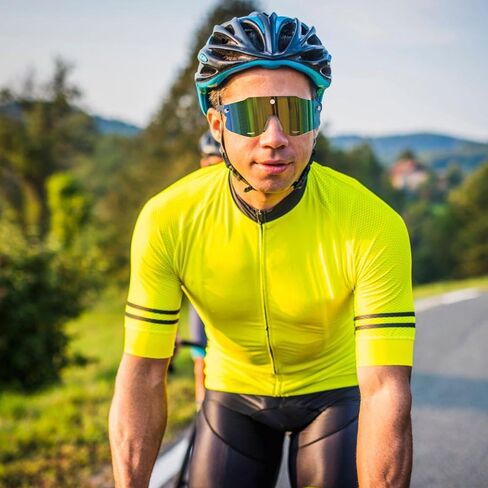 نظارات شمسية MARIDA لركوب الدراجات مع عدسات مغناطيسية، نظارات شمسية ملفوفة TR90 UV400 للرجال والنساء في الهواء الطلق in Kuwait