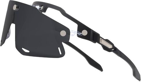 نظارات شمسية MARIDA لركوب الدراجات مع عدسات مغناطيسية، نظارات شمسية ملفوفة TR90 UV400 للرجال والنساء في الهواء الطلق in Kuwait