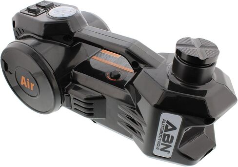 ABN 3-in-1 Electric 3-Ton Car Hydraulic Floor Jack, Tire Inflator Air Pressure Gauge, Impact Wrench Automotive Service in Saudi Arabia