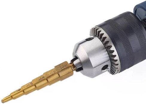 Nxtop 3 Piece Step Drill Bit Set with Pouch - Impact Driver Compatible - 28 Sizes in Saudi Arabia