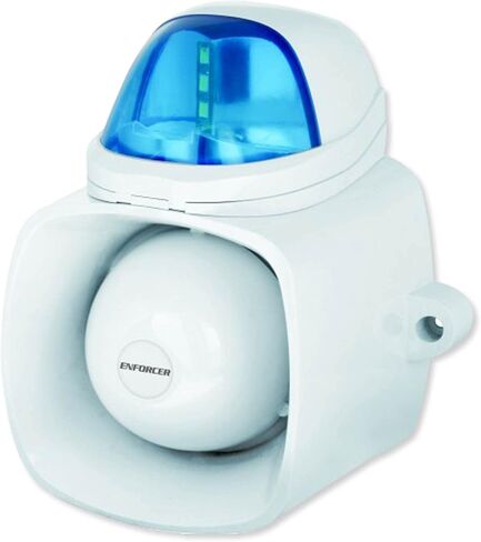 Seco-Larm SH-816S-SMQ/B Enforcer 4-in-1 Multi-Purpose Siren/Strobe, Blue in Saudi Arabia