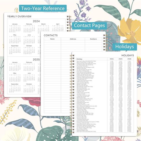 Youthamazing Planner 2024-2025 - JULY 2024 - JUNE 2025, 8" x 10", Planner 2024-2025 Weekly and Monthly, 2024-2025 Academic Planner Spiral Bound in Saudi Arabia