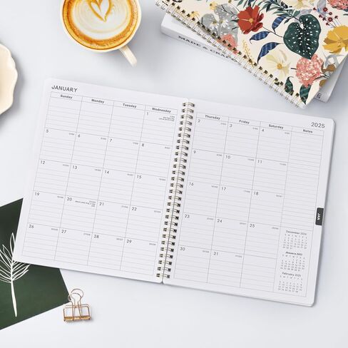 Youthamazing Planner 2024-2025 - JULY 2024 - JUNE 2025, 8" x 10", Planner 2024-2025 Weekly and Monthly, 2024-2025 Academic Planner Spiral Bound in Saudi Arabia