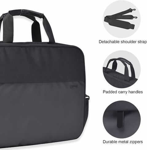 Laptop Bag for Men 15.6 Inch Womens Computer Bag Slim Laptop Case Carrying Bag Briefcase for Travel Business Office Work in Saudi Arabia