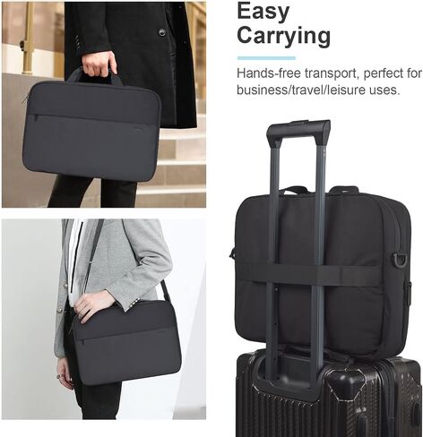 Laptop Bag for Men 15.6 Inch Womens Computer Bag Slim Laptop Case Carrying Bag Briefcase for Travel Business Office Work in Saudi Arabia