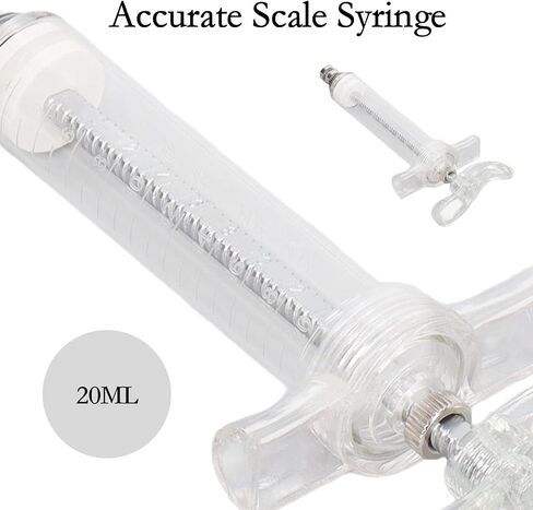 Baby Bird Feeding Syringes, 20ML Hand Pet Liquid Feeding Tubes with 6 Pcs Curved Gavage Tubes and Stainless Steel Metal Feeding Spoon for Feeding Milk or Medicine for Sick or Young Birds in Saudi Arabia