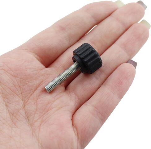 Maxmoral 10PCS M6x20mm Metric Male Knurled Clamping Knob Grip Thumbscrew Knurled Wing Screw Suitable for Saw Drilling Machine Lathes and Milling Jig in Saudi Arabia
