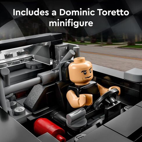 LEGO Speed Champions Fast & Furious 1970 Dodge Charger R/T 76912, Toy Muscle Car Model Kit for Kids, Collectible Set with Dominic Toretto Minifigure in Saudi Arabia