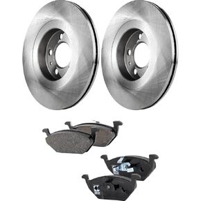 Interchange Front Brake Disc and Pad Kit fits Volkswagen Jetta 1999 1.9L Diesel (280mm Front Disc) in Kuwait