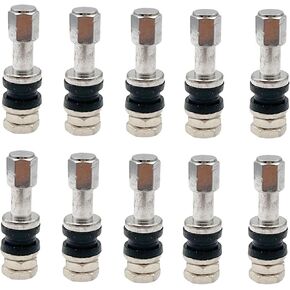 20Pcs TR600HP High Pressure Tire Valve Stems Tubeless Black Brass Rubber Snap-in Tire Valves Compatible with 0.453 inches Rim Holes Vehicles Trucks Trailers Cars in Kuwait