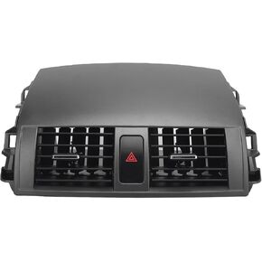 Generic Center Dash AC Outlet Air Vent Panel, 55670 02160 Dashboard Air Conditioning Outlet Panel with Emergency Light Button Compatible with 2007-2013 in Saudi Arabia
