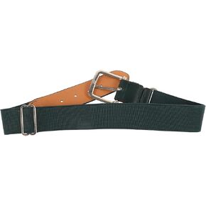 Baseball Softball Belt Elastic Adjustable Waistband Faux Leather Stretch Sports Belt for Youth and Adults, Deep Green, Outdoor Team Sports Protective Gear in Saudi Arabia