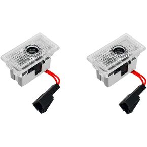 MUOXO Compatible Tesla Car Door Logo Projector, Puddle Light, Car Threshold LED Magnetic Welcome Light for Tesla Model 3,Y,S,X(Only for X Front Door,2016-2021 (2 Pieces) in Kuwait