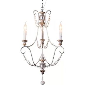 Retro Chaner, Amen Rustic Ceiling Lamp, Wrought Iron Industrial Candle Light,for Bedroom, Entryway, Dining Room, Girls Room, Foyer in Kuwait