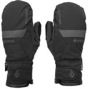 قفازات Volcom للرجال Stay Dry GORE-TEX على الجليد - قفازات معزولة مقاومة للماء بمقبض النخيل، أسود، كبير in Kuwait
