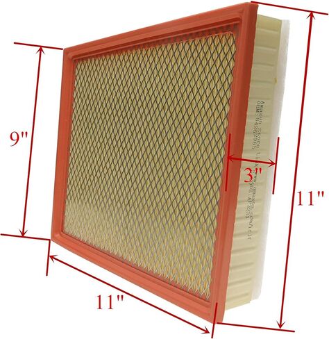 iFJF A3231C Air Filter Replacement for Duramax 6.6L V8 Diesel Engine 2017-2019 Chevy Silverado/GMC Sierra 2500HD 3500HD Replaces 84262965 2 Packs in Saudi Arabia