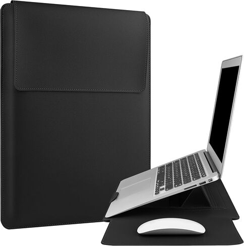 حافظة كمبيوتر محمول مقاس 17.3 بوصة لجهاز Essential 17/ TPN-I139_320M3AV(2023/2025)/Pavilion Envy 17، متوافقة مع حقيبة الكمبيوتر المحمول IdeaPad/LG Gram/ASUS/Dell/ROG Strix/Acer مقاس 17 بوصة - 17.3 بوصة، باللون الأسود in Kuwait