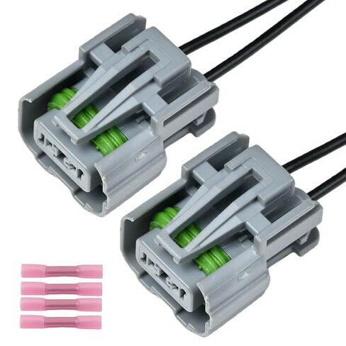 2PCS Front Fog Light Connector Harness fit for Chevy Silverado Suburban Tahoe 2007-2014, for GMC Sierra Yukon 2007-2014, Ford Escape 2007-2012, Subaru BRZ 2013-2016, Pigtail Plug Wiring Harness in Saudi Arabia