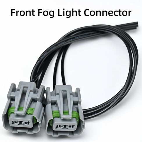 2PCS Front Fog Light Connector Harness fit for Chevy Silverado Suburban Tahoe 2007-2014, for GMC Sierra Yukon 2007-2014, Ford Escape 2007-2012, Subaru BRZ 2013-2016, Pigtail Plug Wiring Harness in Saudi Arabia