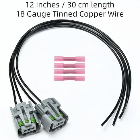 2PCS Front Fog Light Connector Harness fit for Chevy Silverado Suburban Tahoe 2007-2014, for GMC Sierra Yukon 2007-2014, Ford Escape 2007-2012, Subaru BRZ 2013-2016, Pigtail Plug Wiring Harness in Saudi Arabia