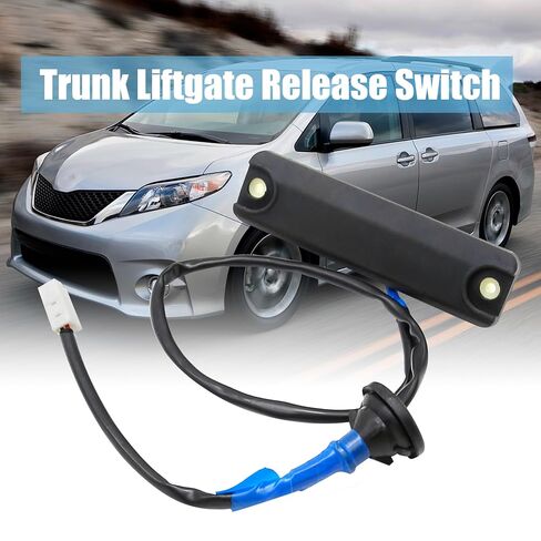 MDEOOSKY 901-715 Liftgate Release Switch Trunk Hatch Liftgate Switch Replacement for Lexus 2004-2012 Replacement for Scion TC 2005-2010 Replacement for Toyota Sienna 2004-2010, Replaces 84840-08010 in Saudi Arabia