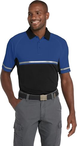 CornerStone Unisex Select Lightweight Snag-Proof Enhanced Visibility Polo | Men's & Women's Short Sleeve Reflective Work Top in Saudi Arabia