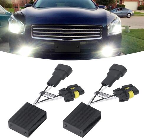 LED Headlight Decoder, Universal Fit, Plug and Play, Eliminates Flickering and Error Codes, for Cars, Trucks, and SUVs in Saudi Arabia