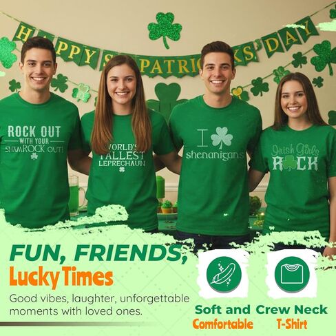Kiss Me I'm Irish St. Patrick's Day T Shirt | Lucky Shamrock Funny St Patricks Day Shirts | Graphic T Shirts for Men & Women in Saudi Arabia