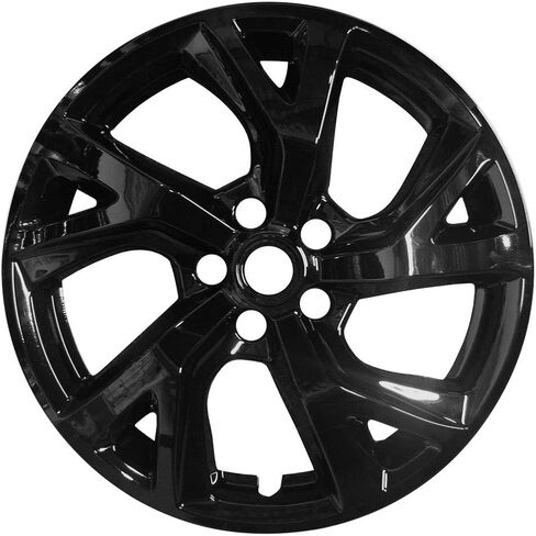 مجموعة من 4 أغلفة عجلات مقاس 18 بوصة لسيارة تشيفي اكوينوكس 2018-2021 - أسود لامع in Kuwait