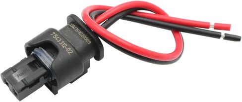 Fuel Injector Wiring Connector Pigtail Plug Socket 7543312-02 8J0973202 8J0-973-202 872-857-561 Compatible with BMW VW Audi Porsche in Saudi Arabia