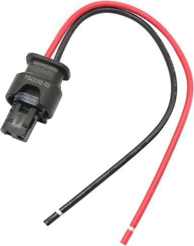 Fuel Injector Wiring Connector Pigtail Plug Socket 7543312-02 8J0973202 8J0-973-202 872-857-561 Compatible with BMW VW Audi Porsche in Saudi Arabia